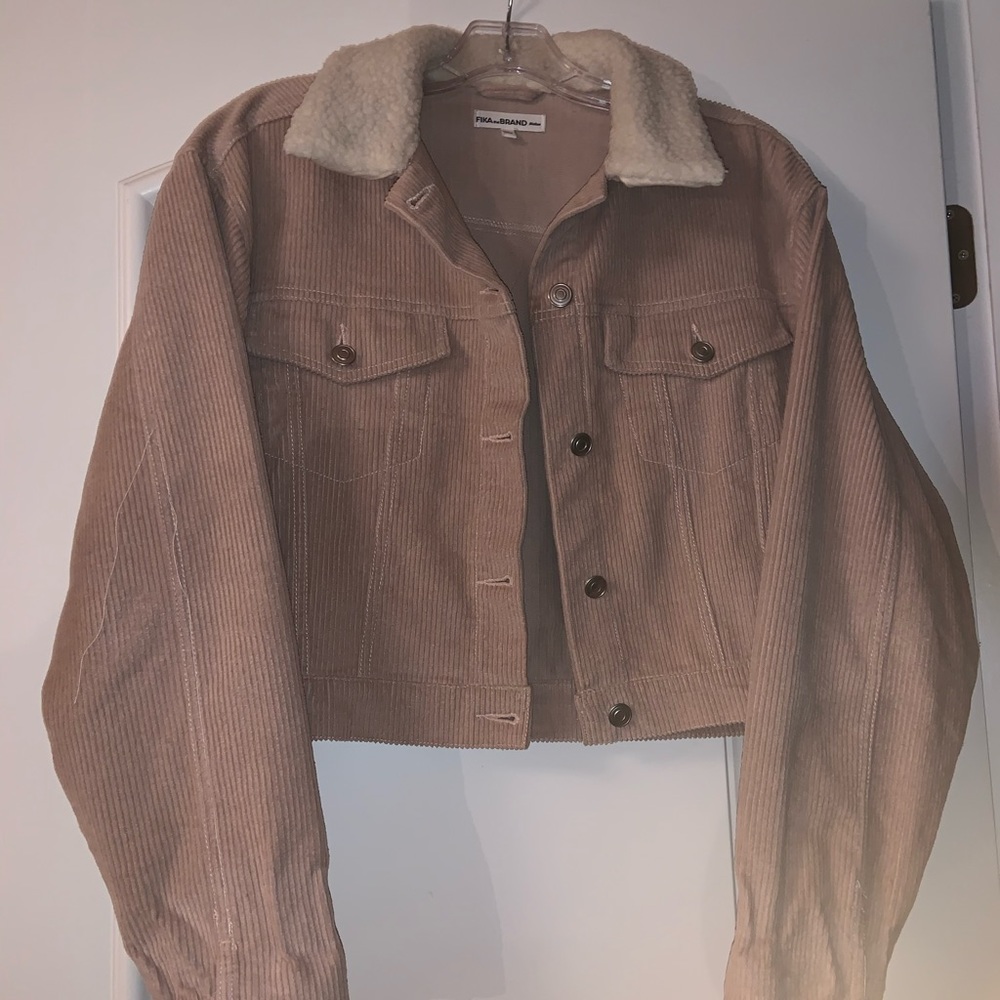 Light Pink Denim Trucker Jacket